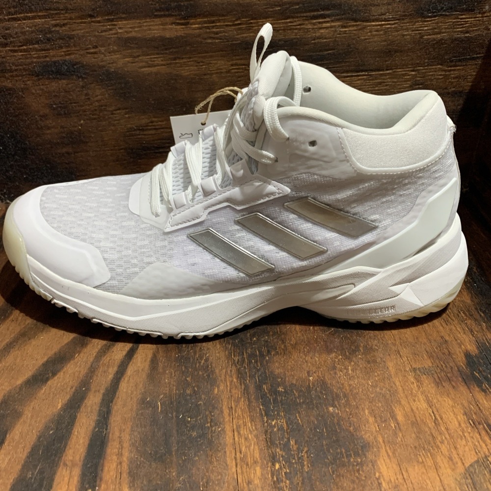 Adidas Crazyflight 6 Mid Women's  Size 7 Volleyball Shoes, White / Silver HP7030